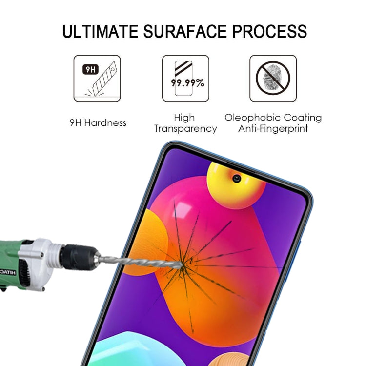 For Samsung Galaxy M62 25 PCS Full Glue Full Screen Tempered Glass Film