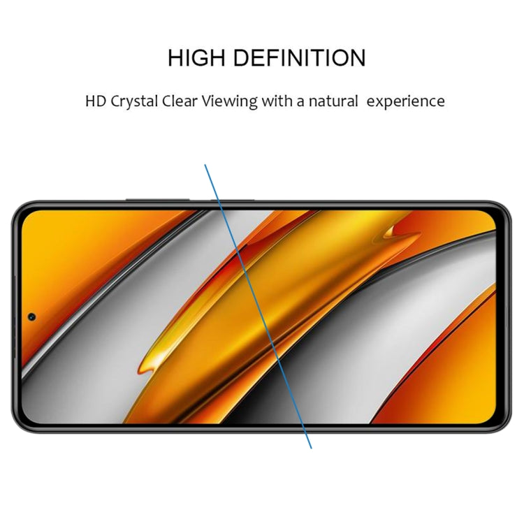 For Xiaomi Poco F3 25 PCS Full Glue Full Screen Tempered Glass Film