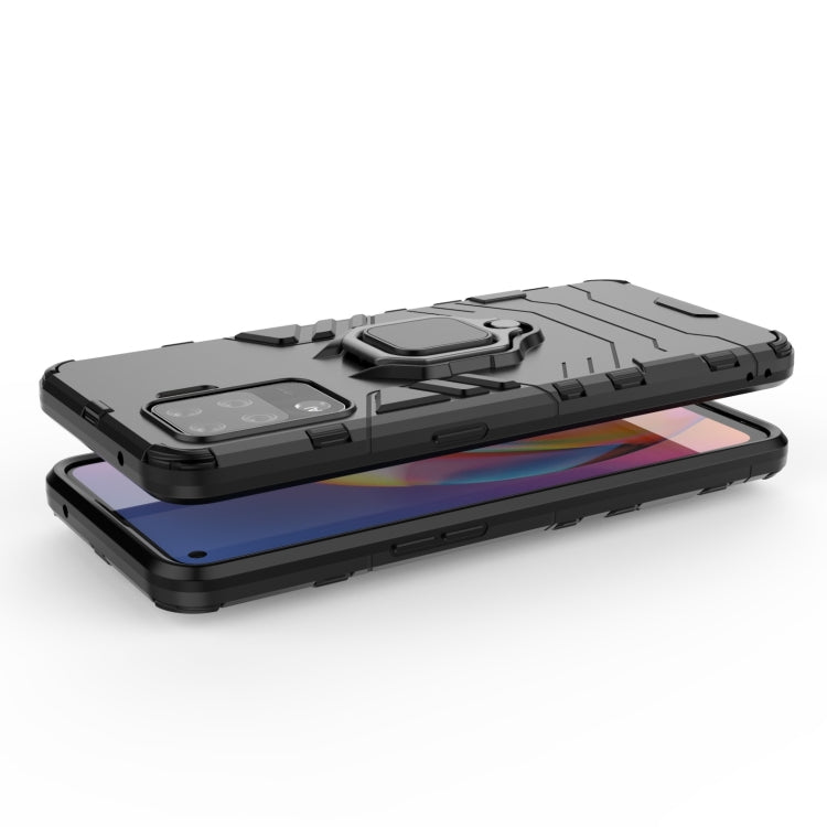 For OPPO A94 Shockproof PC + TPU Protective Case with Magnetic Ring Holder