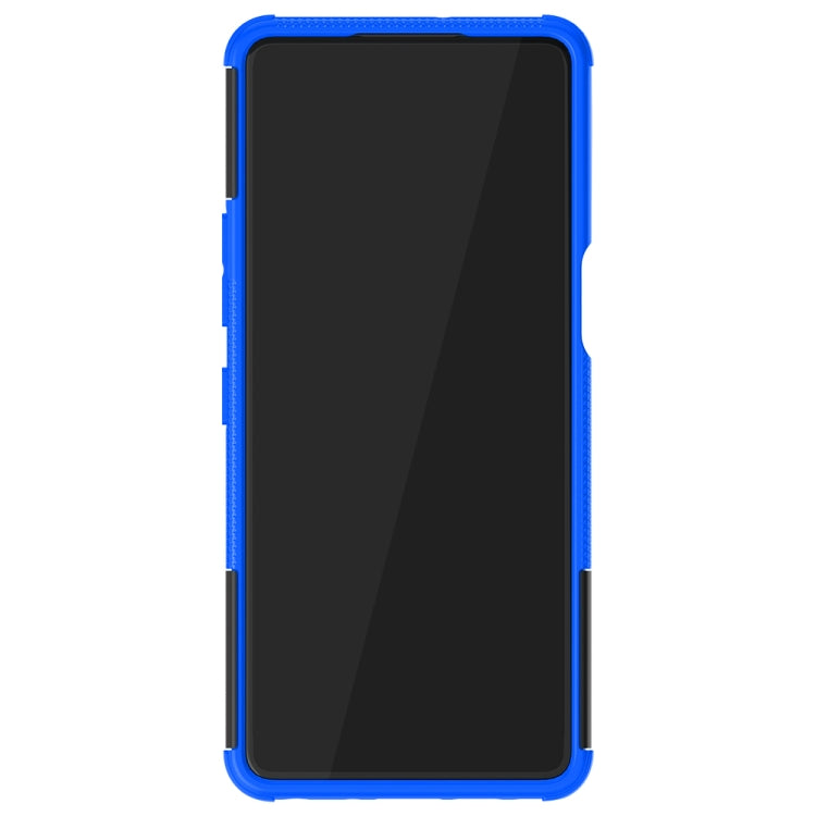 For LG Stylo 7 4G Tire Texture Shockproof TPU+PC Protective Case with Holder