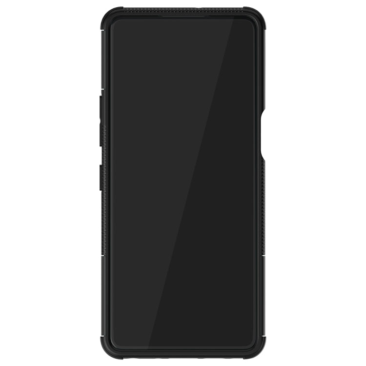 For LG Stylo 7 4G Tire Texture Shockproof TPU+PC Protective Case with Holder