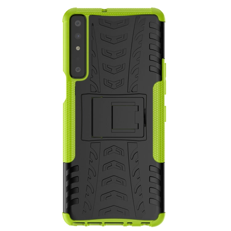 For LG Stylo 7 4G Tire Texture Shockproof TPU+PC Protective Case with Holder
