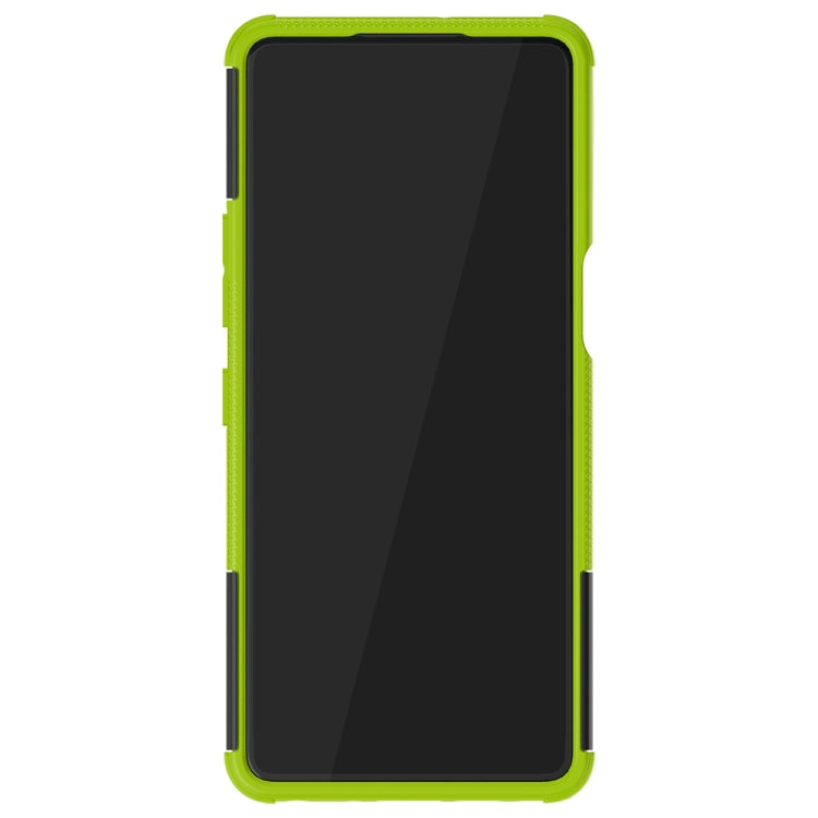 For LG Stylo 7 4G Tire Texture Shockproof TPU+PC Protective Case with Holder