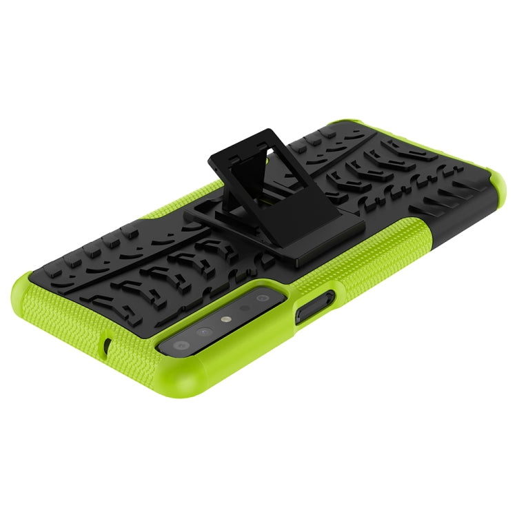 For LG Stylo 7 4G Tire Texture Shockproof TPU+PC Protective Case with Holder