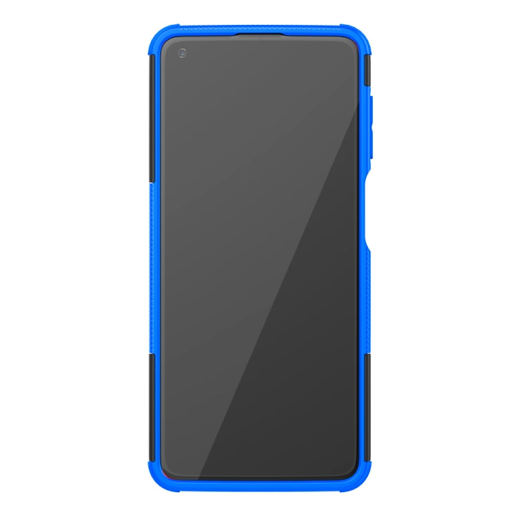 For Motorola Moto G Power (2021) Tire Texture Shockproof TPU+PC Protective Case with Holder