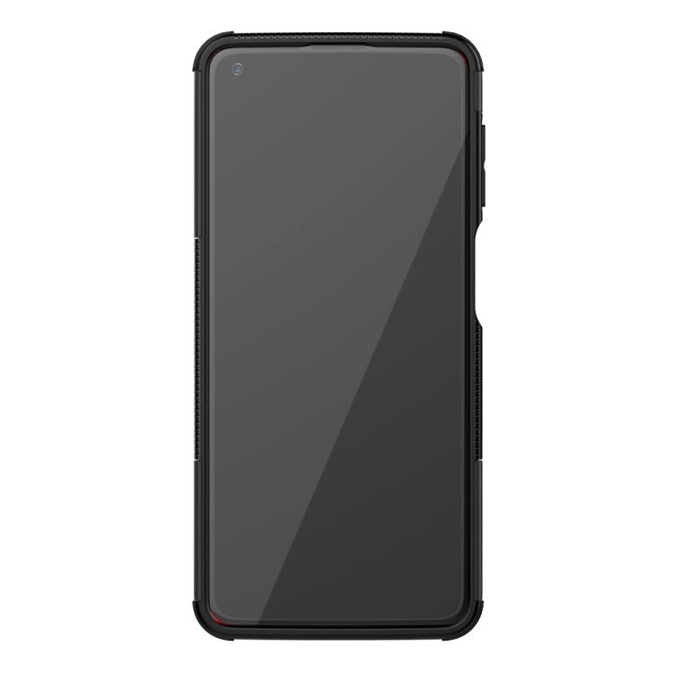 For Motorola Moto G Power (2021) Tire Texture Shockproof TPU+PC Protective Case with Holder