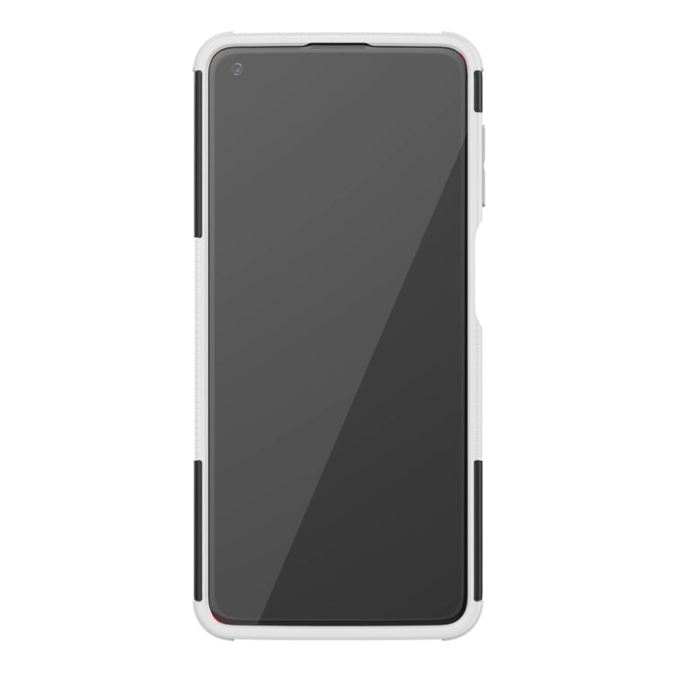 For Motorola Moto G Power (2021) Tire Texture Shockproof TPU+PC Protective Case with Holder