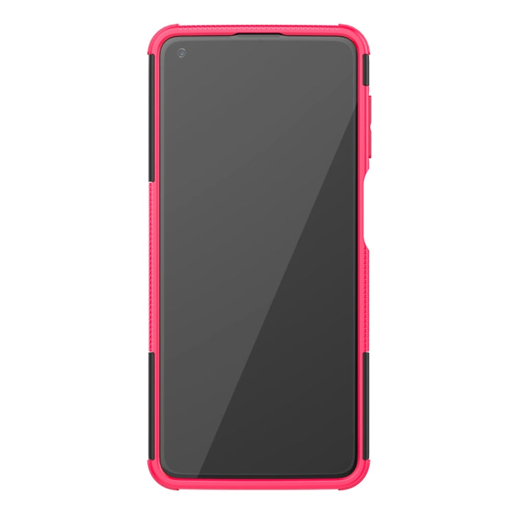 For Motorola Moto G Power (2021) Tire Texture Shockproof TPU+PC Protective Case with Holder