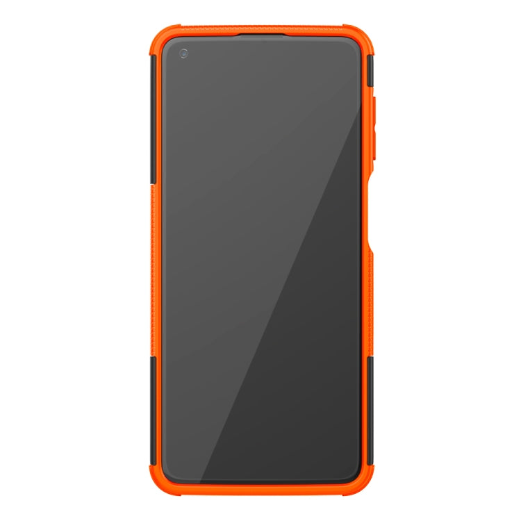 For Motorola Moto G Power (2021) Tire Texture Shockproof TPU+PC Protective Case with Holder