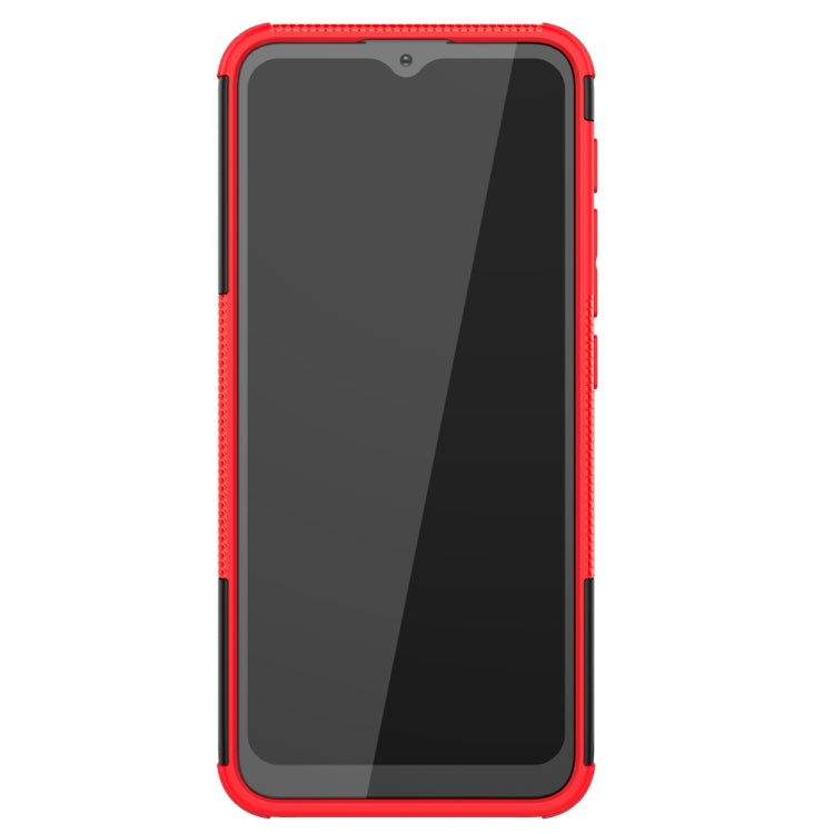 For Motorola Moto G30 Tire Texture Shockproof TPU+PC Protective Case with Holder