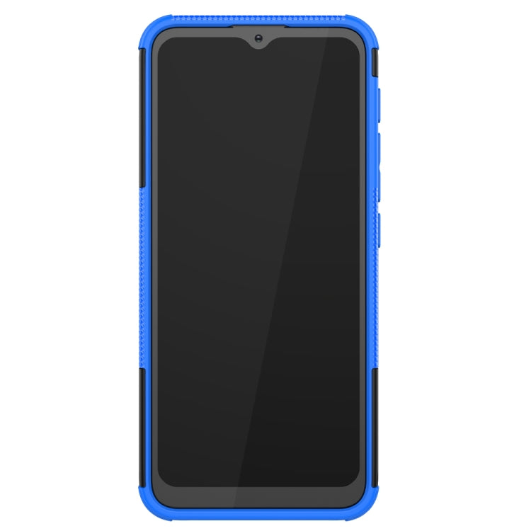 For Motorola Moto G30 Tire Texture Shockproof TPU+PC Protective Case with Holder
