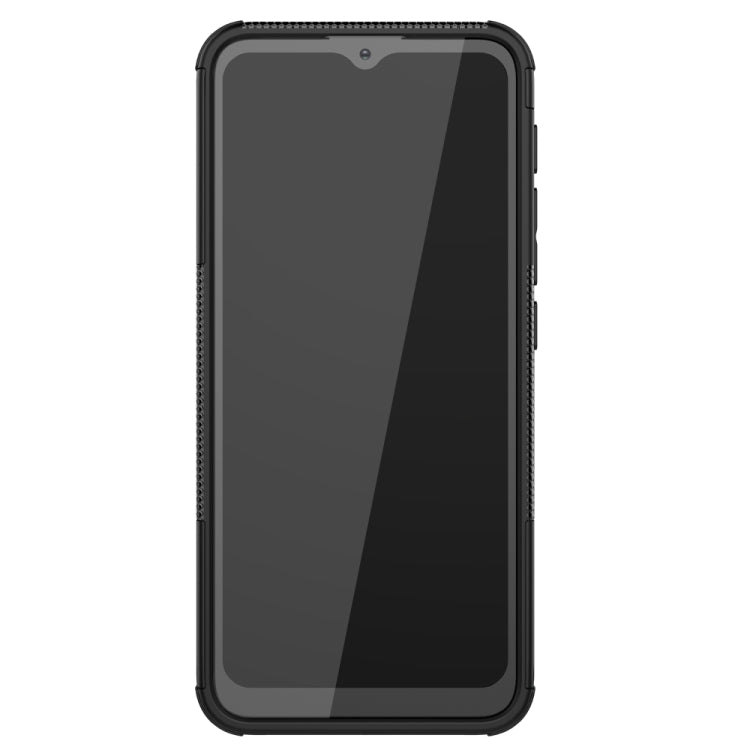 For Motorola Moto G30 Tire Texture Shockproof TPU+PC Protective Case with Holder