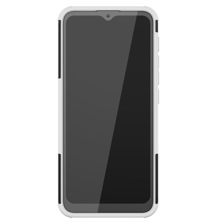 For Motorola Moto G30 Tire Texture Shockproof TPU+PC Protective Case with Holder
