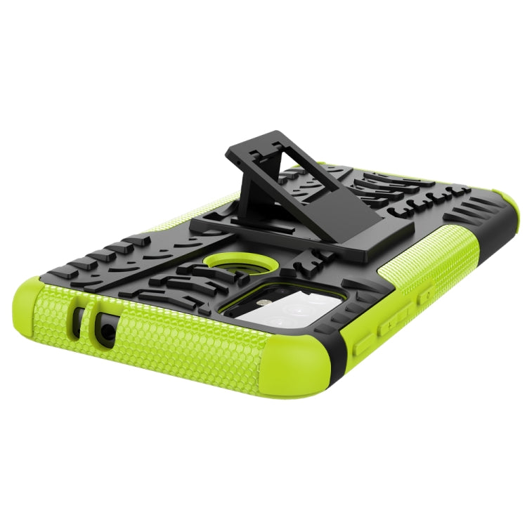 For Motorola Moto G30 Tire Texture Shockproof TPU+PC Protective Case with Holder