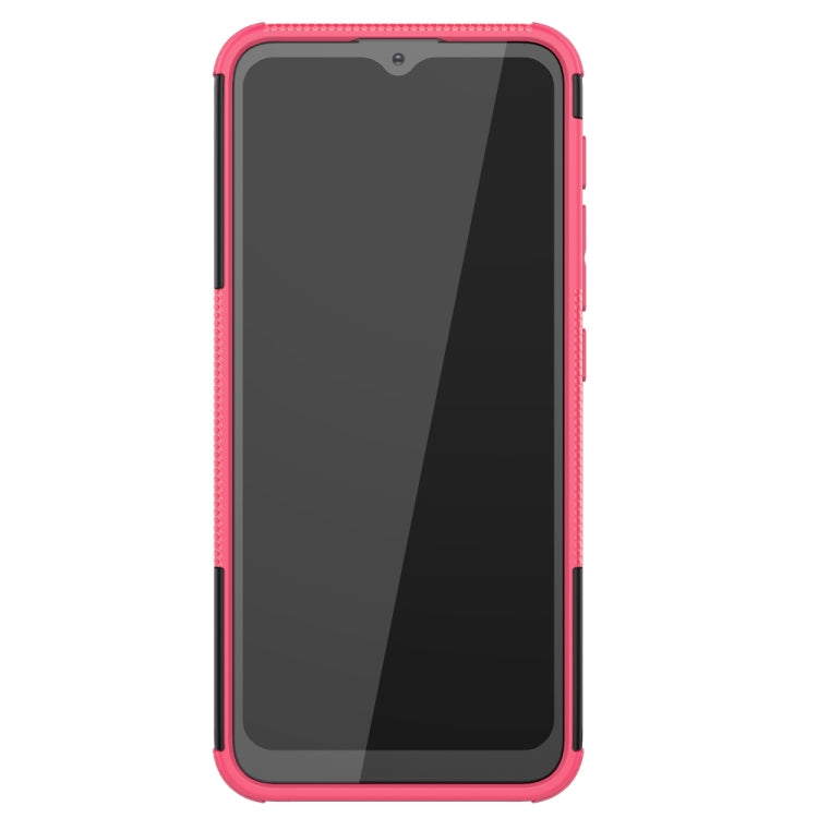 For Motorola Moto G30 Tire Texture Shockproof TPU+PC Protective Case with Holder