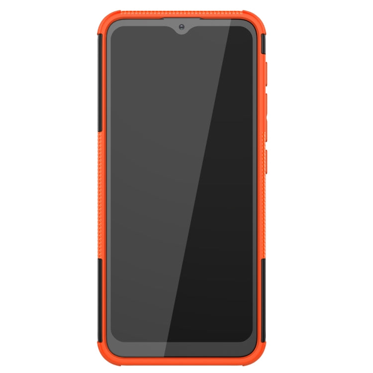 For Motorola Moto G30 Tire Texture Shockproof TPU+PC Protective Case with Holder