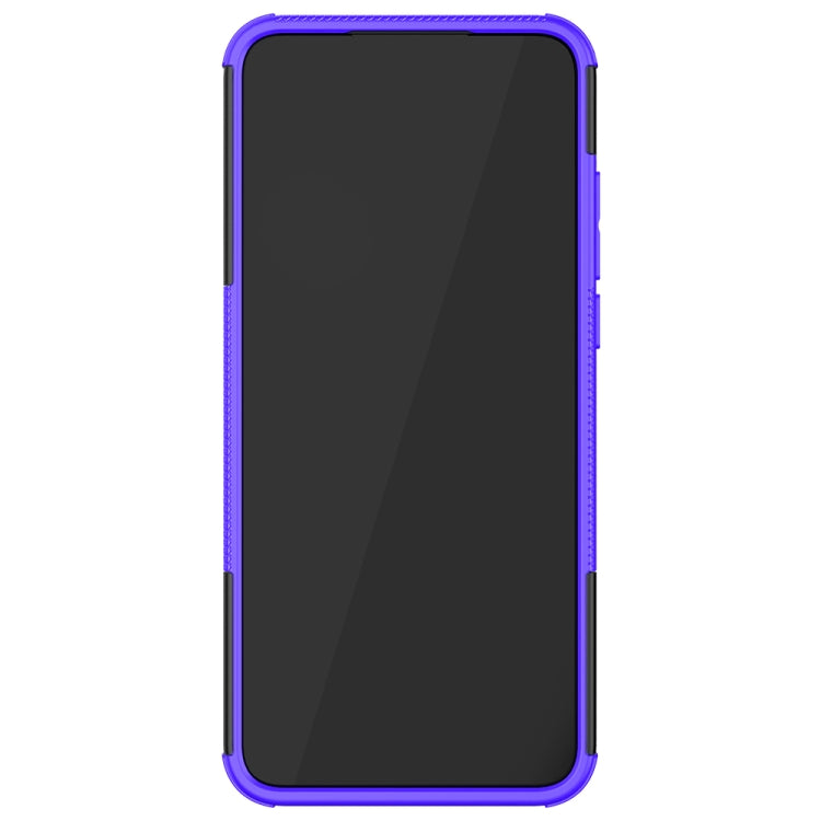 For Motorola Moto G Play (2021) Tire Texture Shockproof TPU+PC Protective Case with Holder