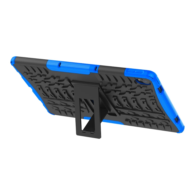 For Lenovo Tab P11 Tire Texture Shockproof TPU+PC Protective Case with Holder
