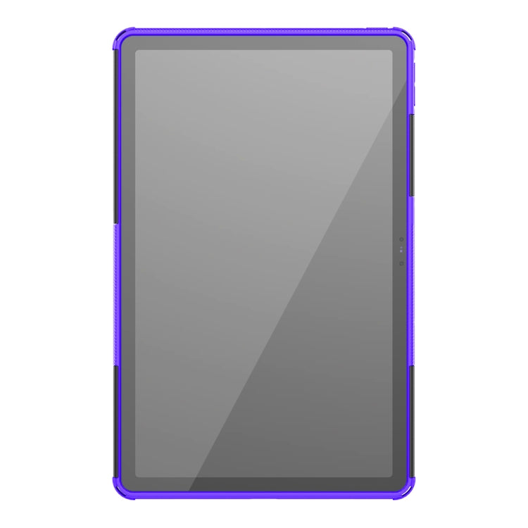 For Lenovo Tab P11 Tire Texture Shockproof TPU+PC Protective Case with Holder