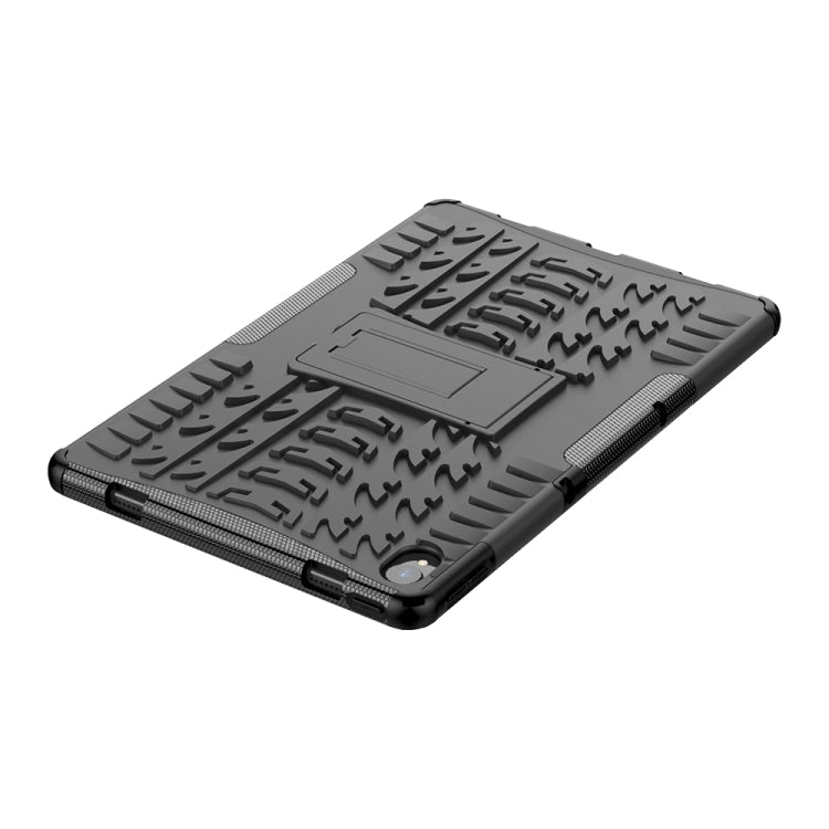 For Lenovo Tab P11 Tire Texture Shockproof TPU+PC Protective Case with Holder