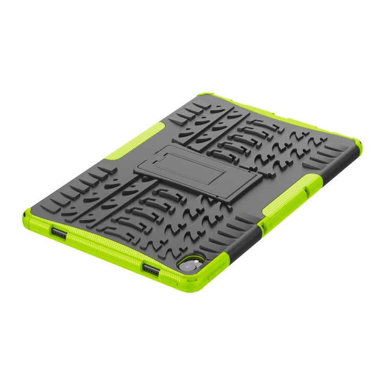 For Lenovo Tab P11 Tire Texture Shockproof TPU+PC Protective Case with Holder