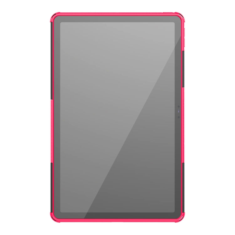 For Lenovo Tab P11 Tire Texture Shockproof TPU+PC Protective Case with Holder