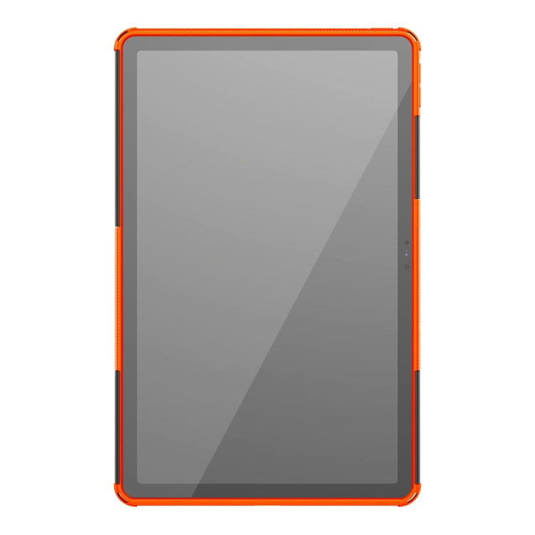 For Lenovo Tab P11 Tire Texture Shockproof TPU+PC Protective Case with Holder