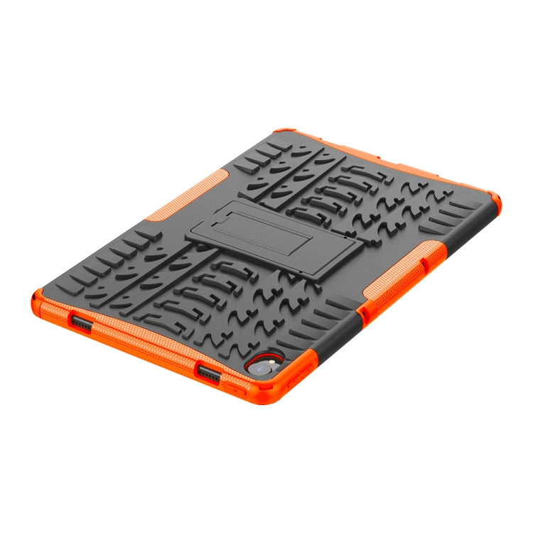 For Lenovo Tab P11 Tire Texture Shockproof TPU+PC Protective Case with Holder