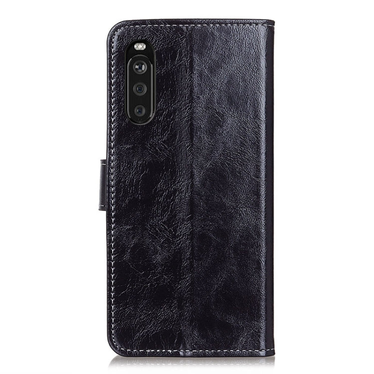 For Sony Xperia 10 III Retro Crazy Horse Texture Horizontal Flip Leather Case with Holder & Card Slots & Photo Frame & Wallet