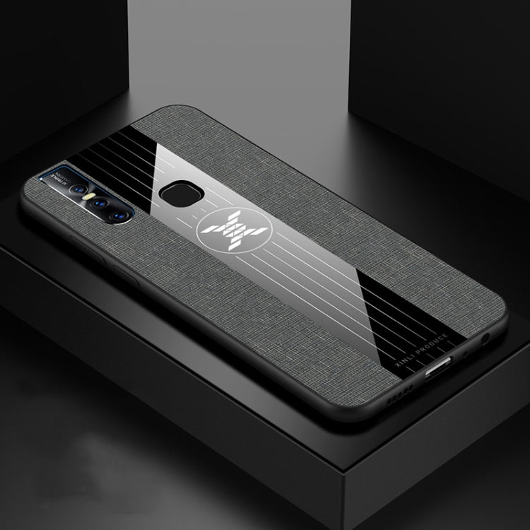 For Vivo S1 / V15 XINLI Stitching Cloth Texture Shockproof TPU Protective Case