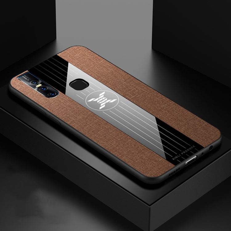 For Vivo S1 / V15 XINLI Stitching Cloth Texture Shockproof TPU Protective Case