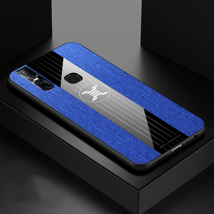 For Vivo S1 / V15 XINLI Stitching Cloth Texture Shockproof TPU Protective Case