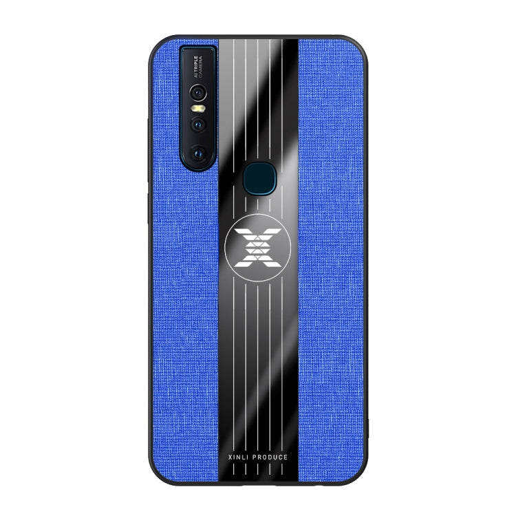 For Vivo S1 / V15 XINLI Stitching Cloth Texture Shockproof TPU Protective Case
