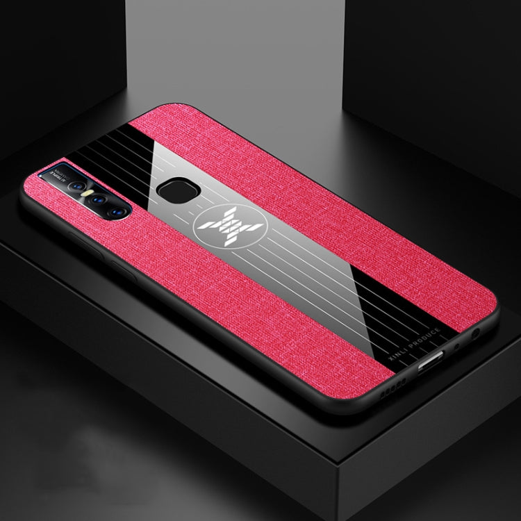 For Vivo S1 / V15 XINLI Stitching Cloth Texture Shockproof TPU Protective Case