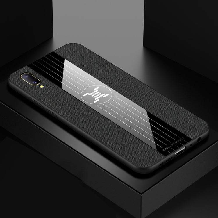 For Vivo V11 / X21S XINLI Stitching Cloth Texture Shockproof TPU Protective Case