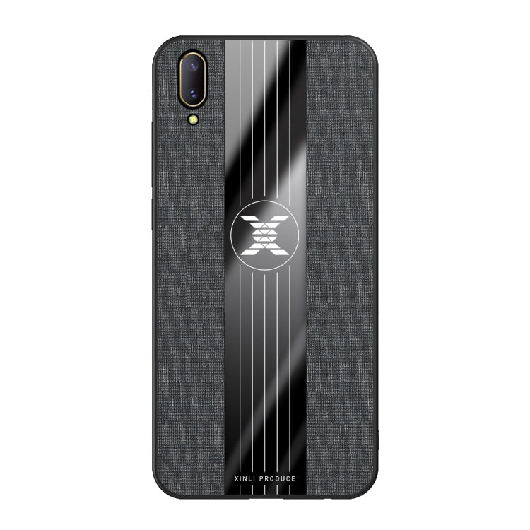 For Vivo V11 / X21S XINLI Stitching Cloth Texture Shockproof TPU Protective Case