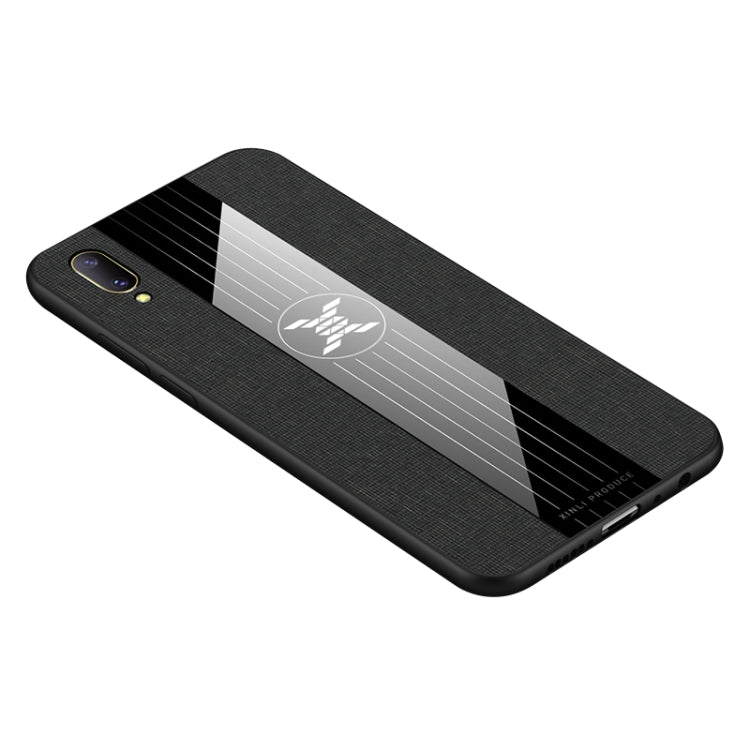 For Vivo V11 / X21S XINLI Stitching Cloth Texture Shockproof TPU Protective Case