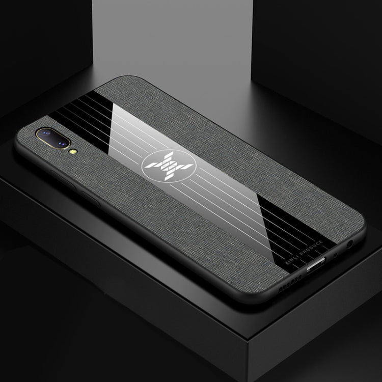 For Vivo V11 / X21S XINLI Stitching Cloth Texture Shockproof TPU Protective Case