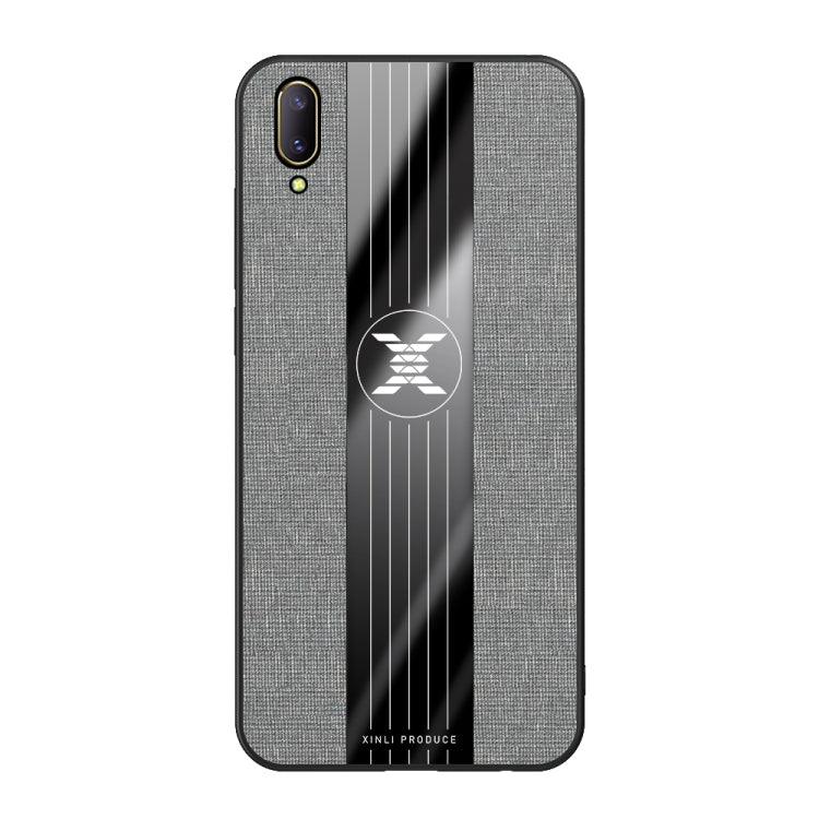 For Vivo V11 / X21S XINLI Stitching Cloth Texture Shockproof TPU Protective Case