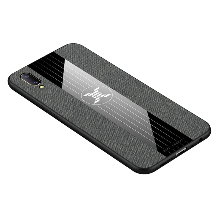For Vivo V11 / X21S XINLI Stitching Cloth Texture Shockproof TPU Protective Case