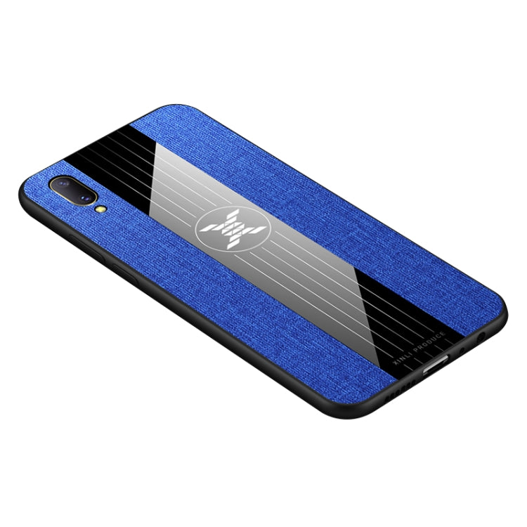 For Vivo V11 / X21S XINLI Stitching Cloth Texture Shockproof TPU Protective Case