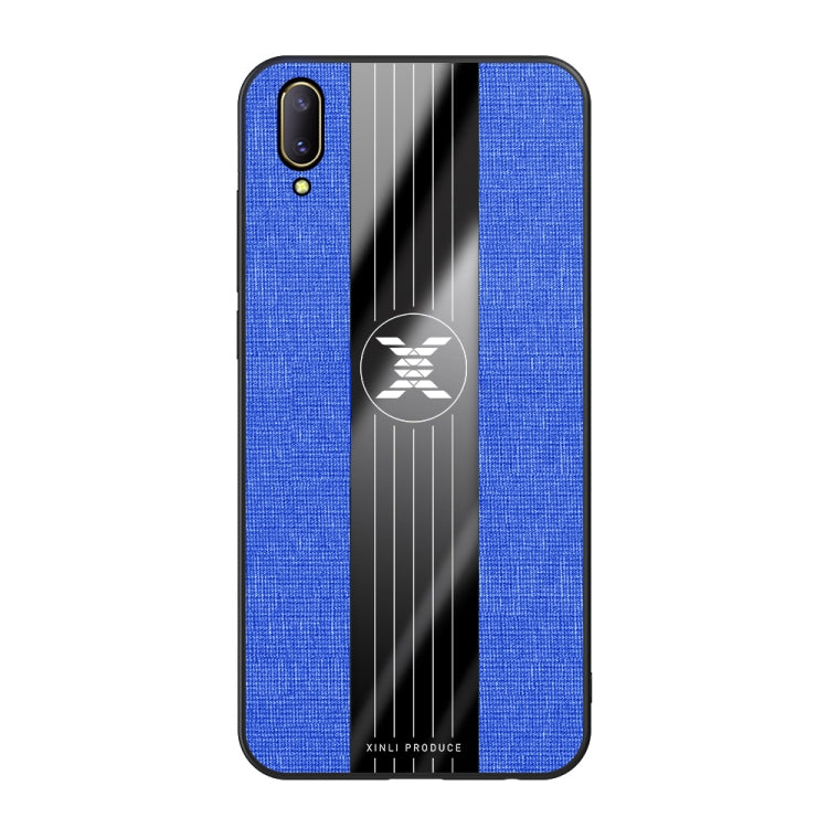 For Vivo V11 / X21S XINLI Stitching Cloth Texture Shockproof TPU Protective Case