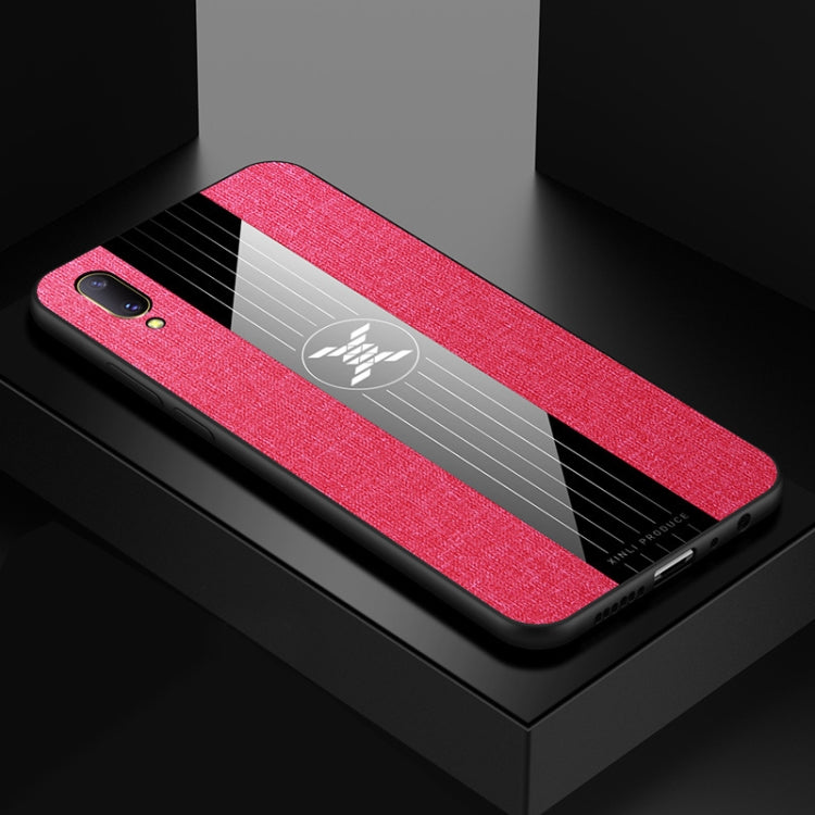 For Vivo V11 / X21S XINLI Stitching Cloth Texture Shockproof TPU Protective Case