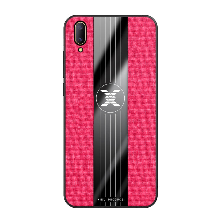 For Vivo V11 / X21S XINLI Stitching Cloth Texture Shockproof TPU Protective Case