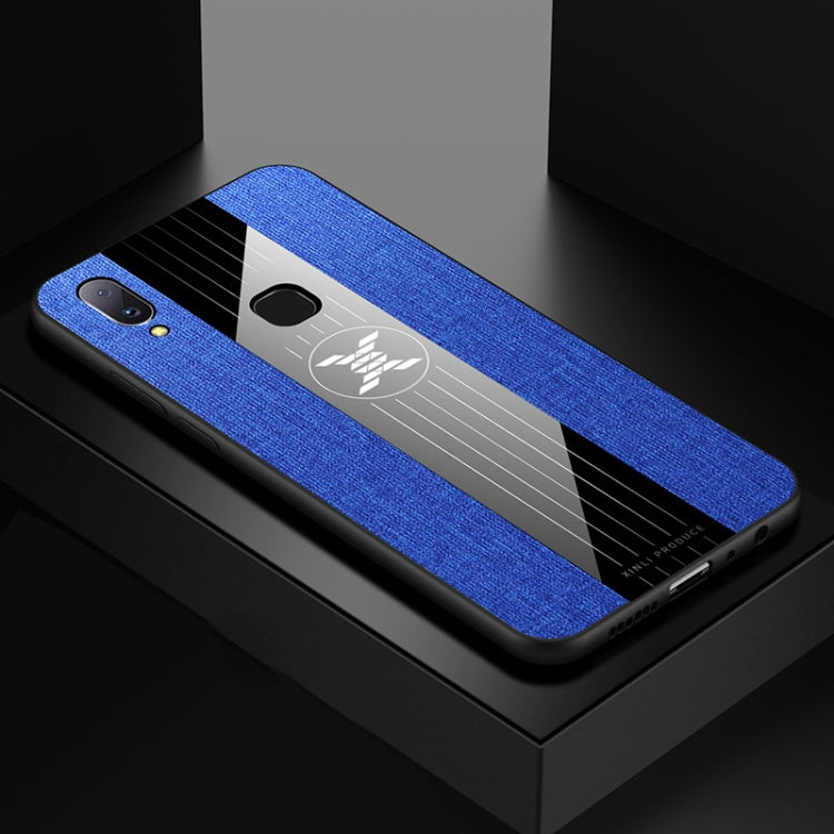 For Vivo V11i / Z3i XINLI Stitching Cloth Texture Shockproof TPU Protective Case