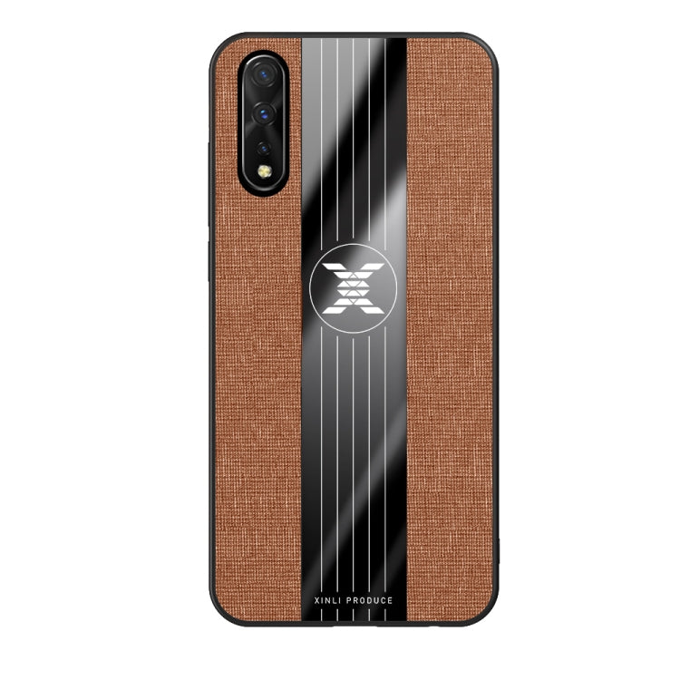 For Vivo IQOO Neo XINLI Stitching Cloth Texture Shockproof TPU Protective Case