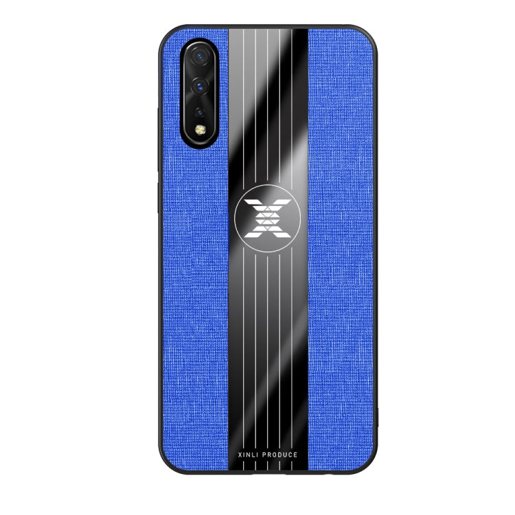 For Vivo IQOO Neo XINLI Stitching Cloth Texture Shockproof TPU Protective Case