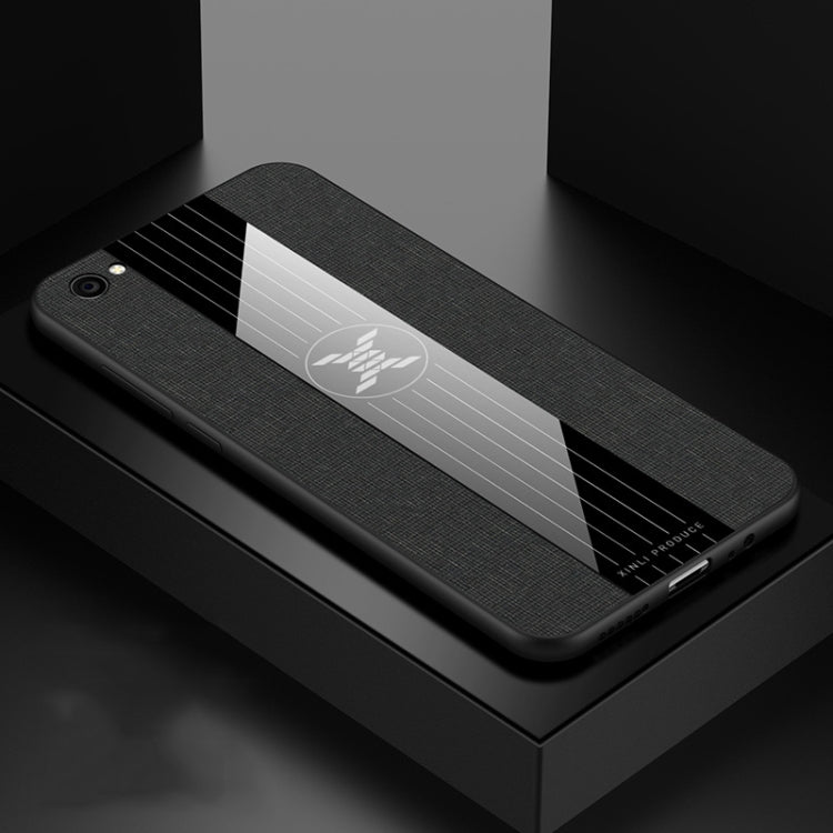 For Vivo X9 XINLI Stitching Cloth Texture Shockproof TPU Protective Case