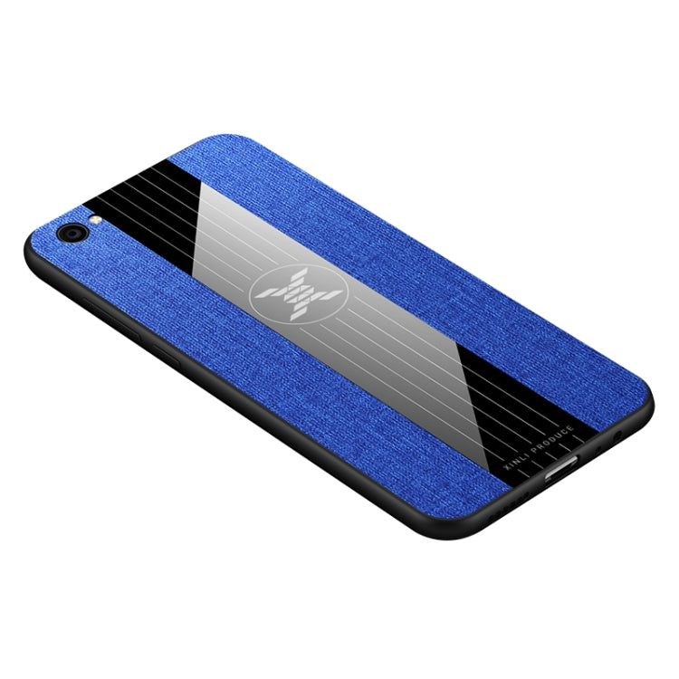 For Vivo X9 XINLI Stitching Cloth Texture Shockproof TPU Protective Case