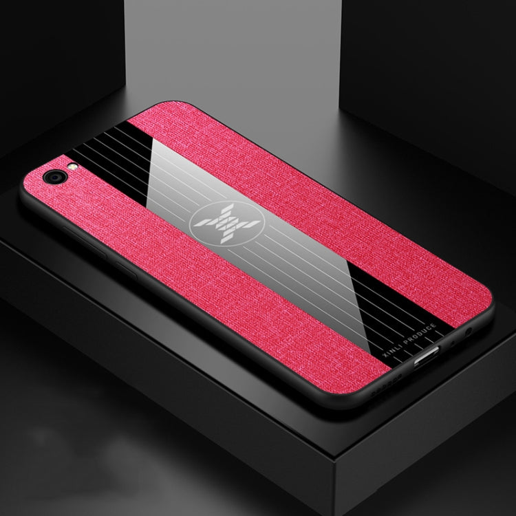 For Vivo X9 XINLI Stitching Cloth Texture Shockproof TPU Protective Case
